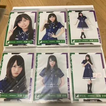 히라가나 브로마이드 묶음 판매 세트 풀 네이비