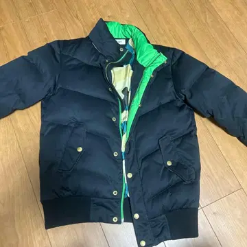 TOMMY M 다운 자켓 네이비 카모플라쥬