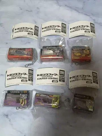 트랜스포머 미니어처 패키지 컬렉션 가챠 피규어