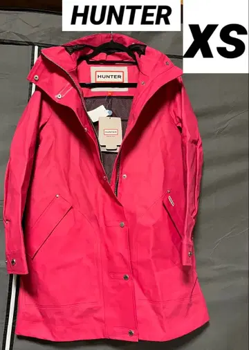 새상품 헌터 HUNTER 레인 자켓 레인코트 XS 핑크