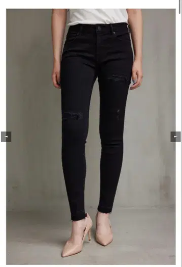 AZUL BY MOUSSY 스키니 데님 블랙 XS