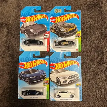 핫휠 미니카 4대 세트