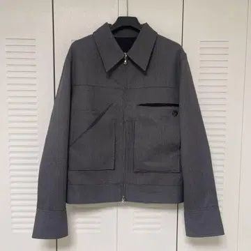 NULLUS 디컨스트럭티드 슬릿 & 필 재킷