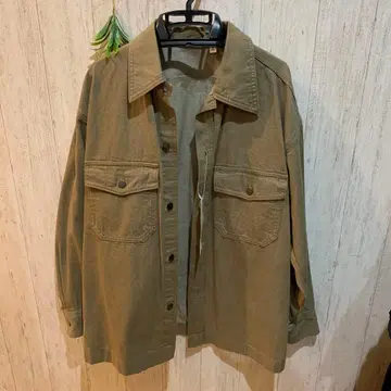 [ 미사용 새상품 ] UNIQLO U 오버 사이즈 데님 셔츠 M