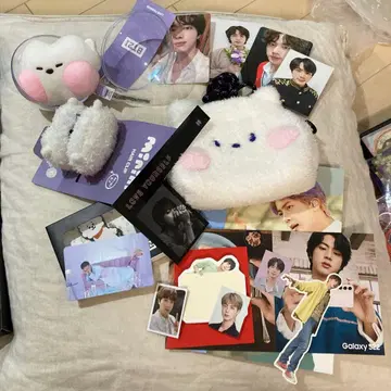 BTS 김석진 묶음 판매 minini 헤어 클립, 스트레스 볼