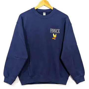 유니클로 x 주토피아 피닉 스웨트 셔츠 블루 L 사이즈