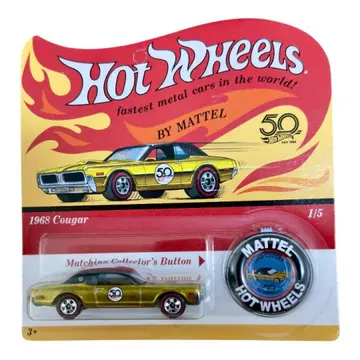 Hot Wheels 1968 Cougar 골드 50주년 기념