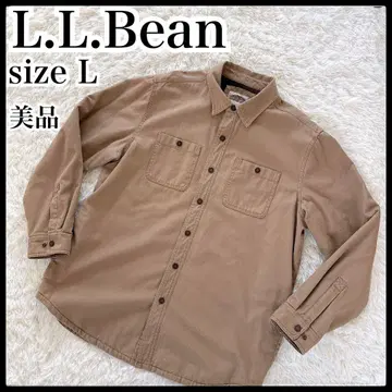 엘엘빈 코듀로이 셔츠 워크 셔츠 남성용 L 보아 플리스