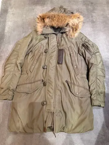 G.O.A 고아 올리브 그린 밀리터리 후드 부착 자켓 F 사이즈