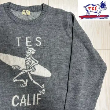 TES 일본제 니트 스웨터 테스 론 헤르만 서프 M 사이즈