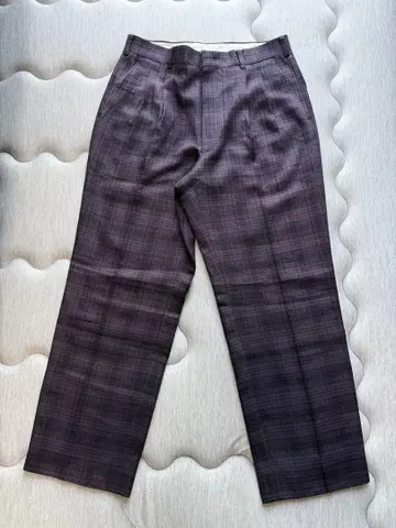 [ 좋은 실루엣 ] Baggy Check Slacks