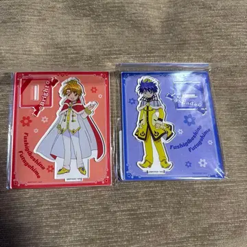 신비한 별의 쌍둥이 공주 아크릴 스탠드 두 개 세트 새상품