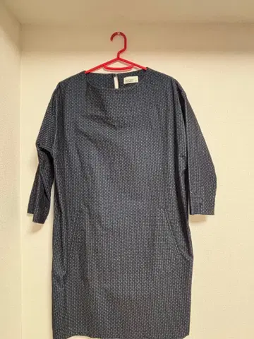 pont de chalons 네이비 도트 원피스