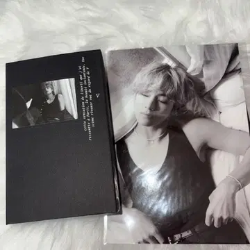 V 포토 카드 세트 블랙 박스 BTS