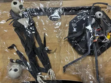 나이트메어 비포 크리스마스 잭 스켈링턴 피규어 2체 세트