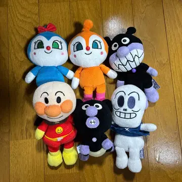 호빵맨 봉제 인형 세트