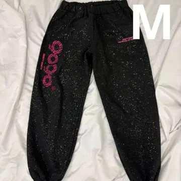 9090Girl OG 로고 글리터 스웻 팬츠