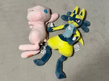 메챠모후굿토 봉제 인형 옐로우 컬러 루카리오 호피페타 뮤우