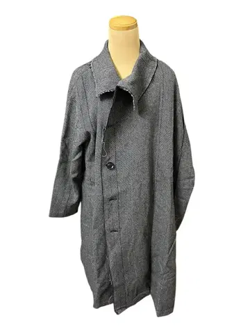 y's 와이즈 YJ-C11-110 헤링본 코트 미사용 보관품