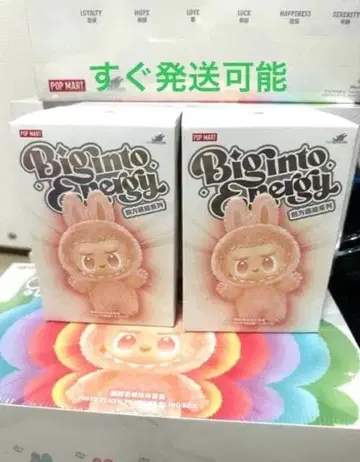 POP MART Big into Energy 봉제 인형 2개 세트