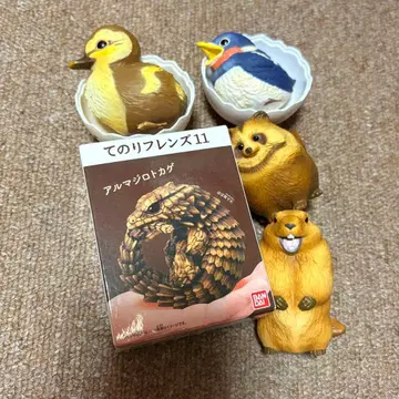 테노리 프렌즈 세트 아르마딜로 도마뱀 마모트 에조 너구리 외 5점