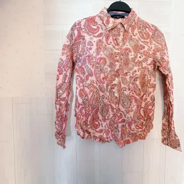 TOMMY HILFIGER 페이즐리 무늬 셔츠 S/P