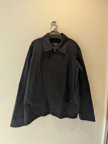 A.P.C. 블랙 나일론 자켓