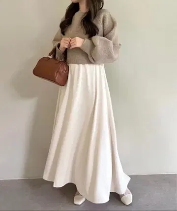 멀티웨이 니트 세트 원피스