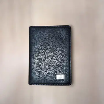 던힐 블랙 가죽 명함지갑