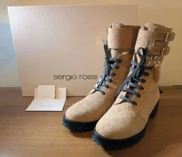 Sergio rossi 세르지오로시 부츠 23.5cm 베이지