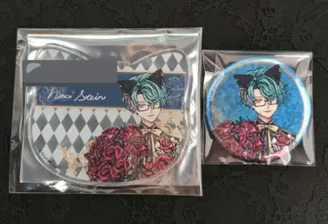 악마 집사와 검은 고양이 아쿠네코 난자 아크릴 코스터 캔뱃지 나크