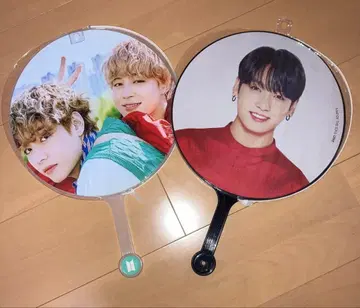 BTS MAP OF THE SOUL 정국 지민 태현 부채