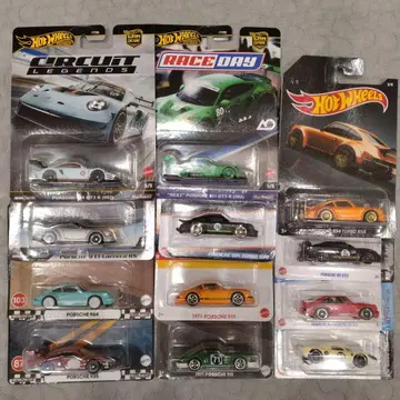 핫휠 포르쉐 12대 세트 프리미엄 실버 시리즈 베이직