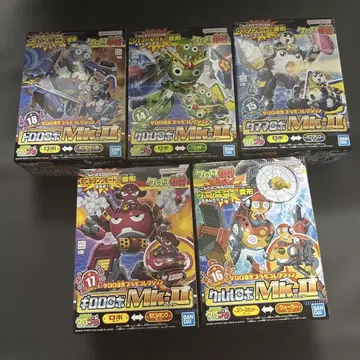 개구리 중사 케로로 프라모델 컬렉션 5개 세트