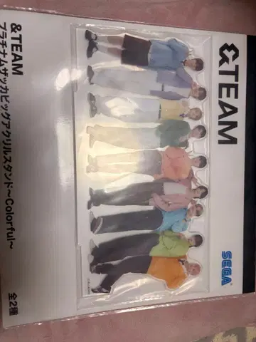 &TEAM 플래티넘 빅 아크릴 스탠드 -Colorful-