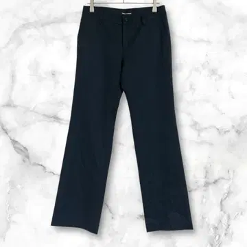 보나조르나타 블랙 플레어 팬츠 바지 S 심플 오피스