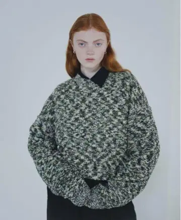 TTTMSW Camouflage pullover knit (GREEN)