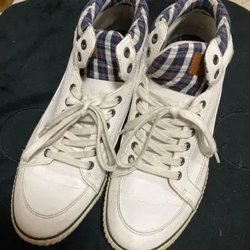 Lee 하이컷 스니커즈 화이트 27cm