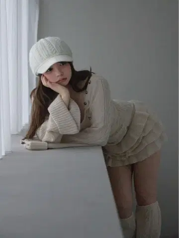 앤드마리 andmary 레이어 프릴 셋업