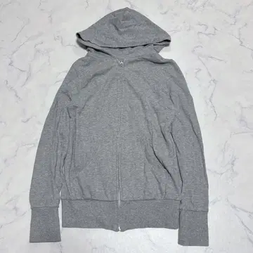 마리콴트 런던 집업 후드티 그레이 후드 부착 [ 38 ] 얇은 소재
