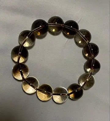 빛과 그림자가 공존하는 | 이분 구조 스모키 쿼츠 16mm