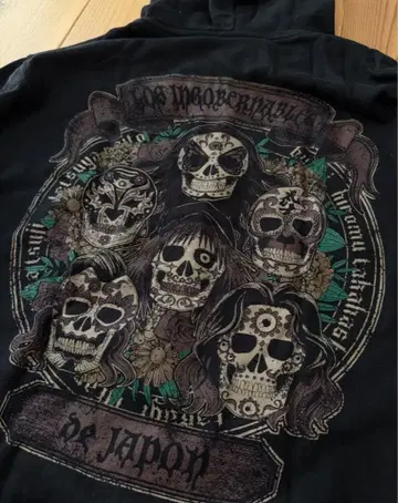 새상품급 신일본 프로레슬링 2XL 지퍼 후드티 LIJ