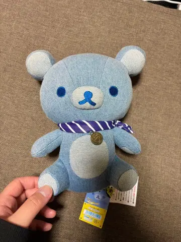 리락쿠마 쿠라시키 데님 봉제 인형