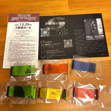 THE ALFEE, 오사카 성 홀 메모리얼 티켓, 은색 테이프, 외