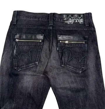 00s 아카이브 데님 팬츠 워시 그런지 헤이세이 초기 y2k