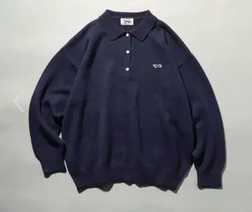 FREAK'S STORE 프리크스토어 the FOX 폴로 니트 네이비