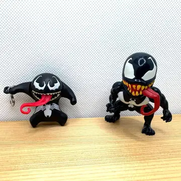 [ 2개 세트 ] marvel 베놈 키링 체인 피규어 아메리칸 코믹스