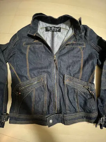 S-Boy 다크 블루 데님 자켓