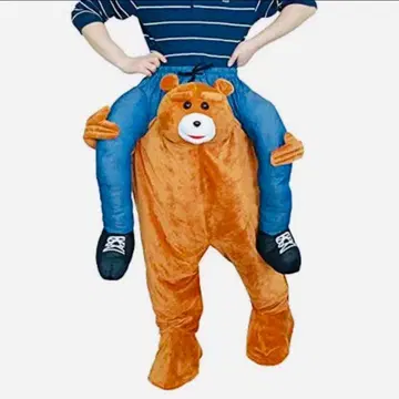 곰 인형옷 어깨 태우기 코스프레 분장 파티 코스튬