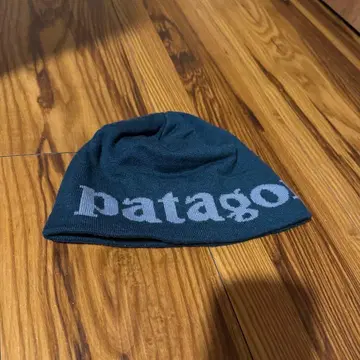 patagonia 비니 그레이 로고